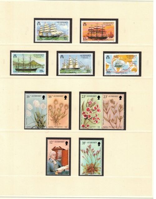 S58147 GUERNSEY MNH 1988 Complete Year Set 28V + S/S