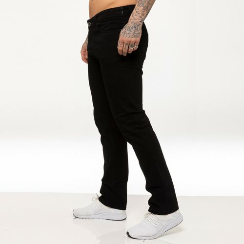 Enzo Straight Leg Jeans Mens Regular Fit Stretch Denim Trouser Pants All UK Size — image 2