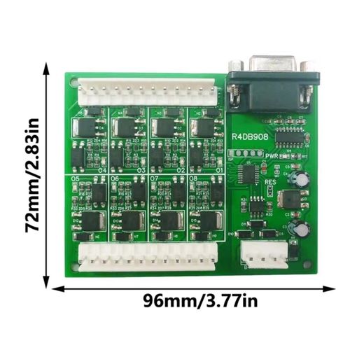 2 In 1 RS485 RS232 DB9 Module with 8DO NPN Mos Optocoupler Isolation Output — image 8