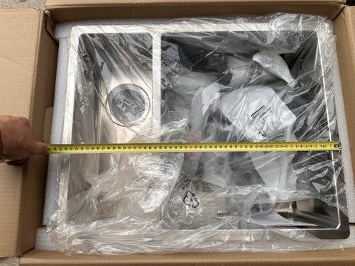 Franke Box BXX 160 34-16 1.5B 1.5 Bowl Undermount Sink Stainless Steel