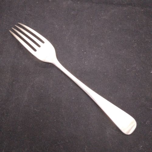 4 x Mappin & Webb Mappin Plate Rat Tail Patterned Silver Plate 8" Dinner Forks — image 12