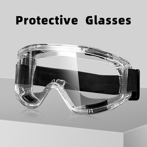 1PC Safety Goggles Eye Protective Over Glasses Clear Anti Fog Dust Outdoor Work — image 4