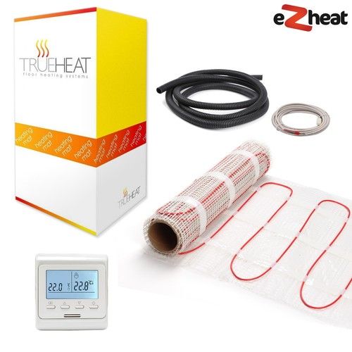 Electric Underfloor Heating Mat Kit 200W/m2 - TrueHeat - All Sizes Available