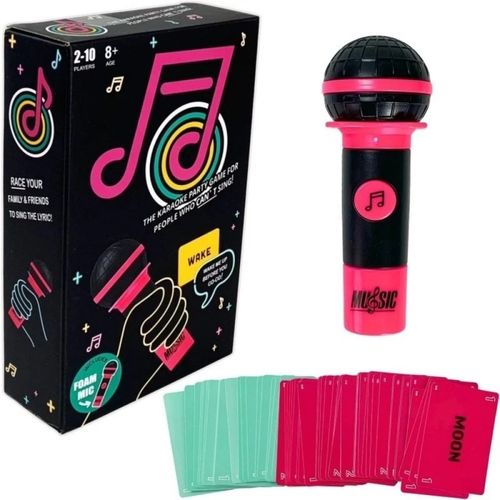 Grab The Mic Fun Music Card Game Family Karaoke Party Board Games  2-10 Players — image 2
