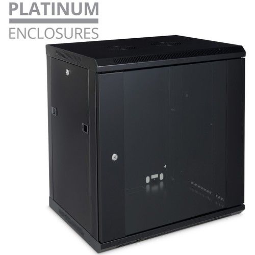 Platinum Enclosures 12u 600mm Deep Wall Mounted Data Cabinet 19 Inch Sever Rack