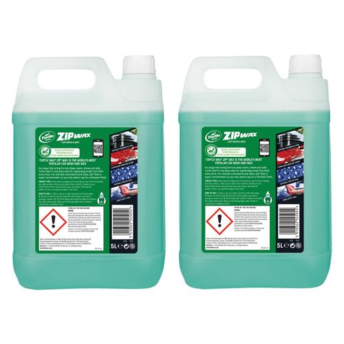 Turtle Wax Zip Super Concentrated Car Wash Shampoo & Wax Cleaning 2 x 5 Litre — image 2