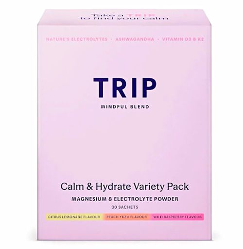 Trip Calm & Hydrate Electrolyte Powder Variety Pack, 30 Count