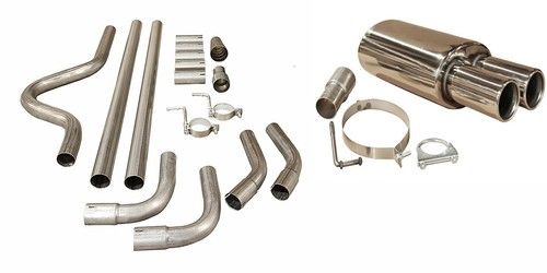 EXHAUST CAT BACK EXHAUST SYSTEM EXHAUST BACK BOX & PIPE WORK FOR FORD FIESTA KA