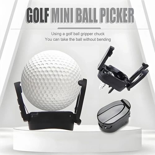Golf Ball Pick Up Retriever Grabber Claw Sucker Tool For Putter Grip Practical — image 4