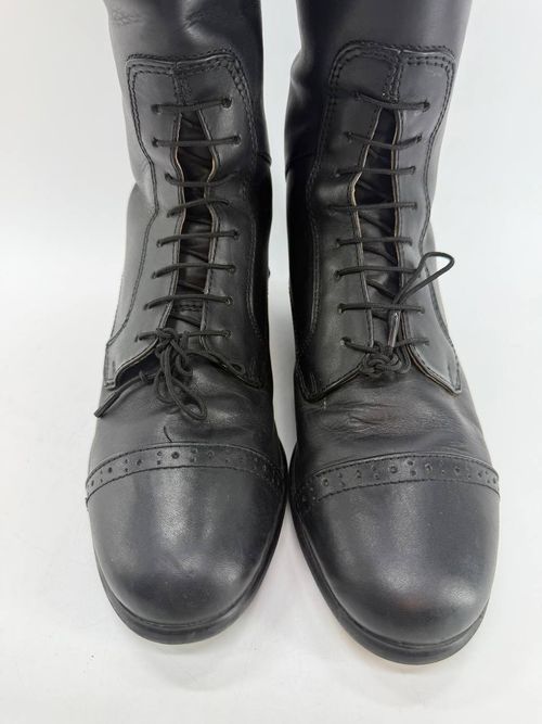 Treadstone Women’s Black Leather Tall Field Riding Boots Size 6R Equestrian — image 5