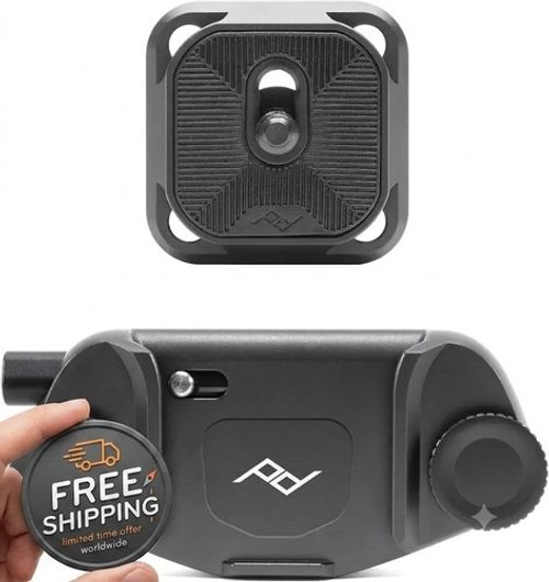 Camera Backpack Strap Clip Quick Release V3 QR Plate Tripod Mount Capture Holder