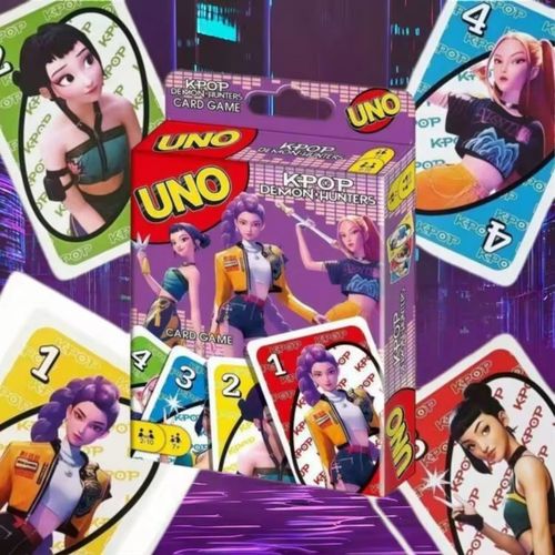 K-Pop Demon Hunters UNO Card Game Family Games, Kids Party UK Stock |💥Fast Post — image 2