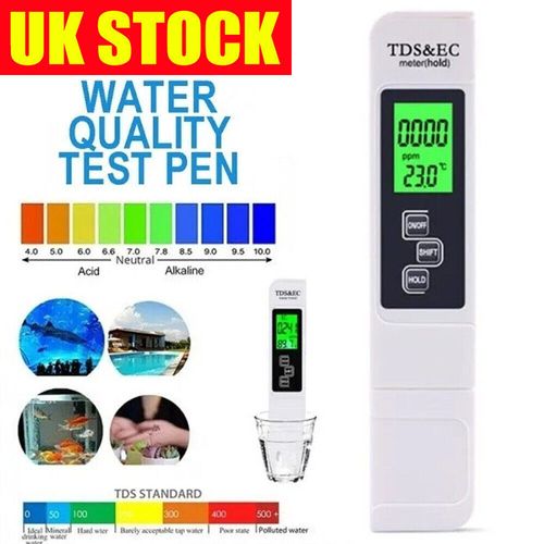 Digital Tester TDS EC PPM Meter Water Purity Hydroponics Water Quality Test Pen — image 3