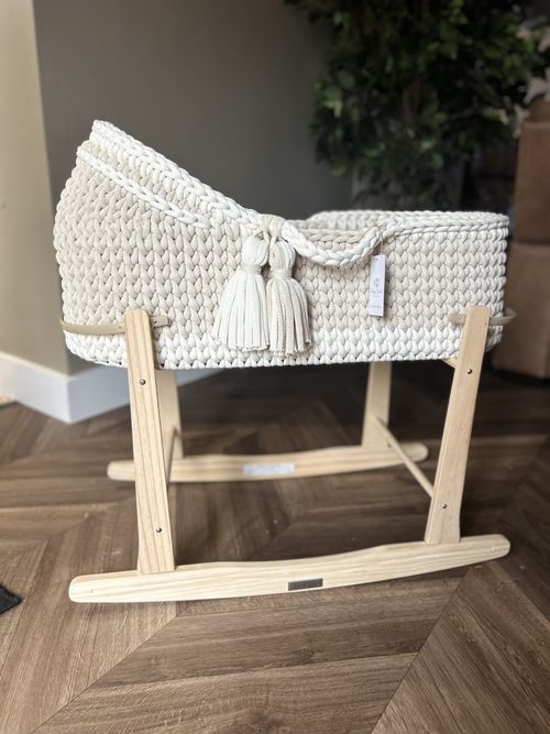 Crochet Moses Basket WITH MATTRESS - Made To Order — image 2