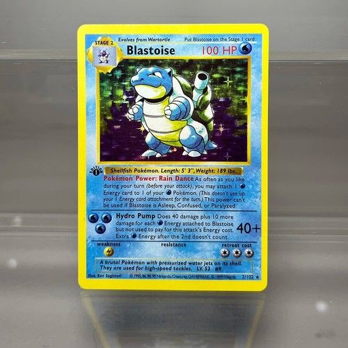 1996 1st Edition Set Charizard Venusaur Blastoise 25th Anniversary Cards