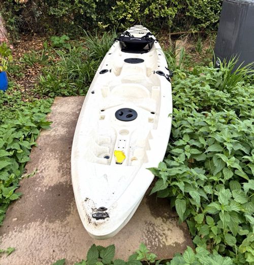 White Sit-On-Top Double Seat Kayak - Two-Person Kayak