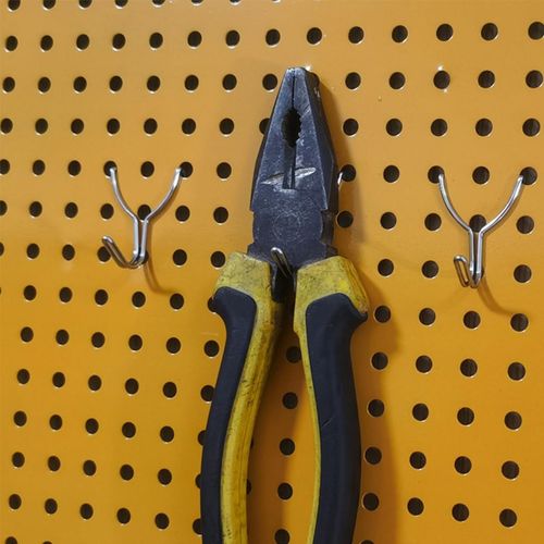 40 X Metal Pegboard Hooks Heavy Duty Small Hooks for Tool Hanging — image 4