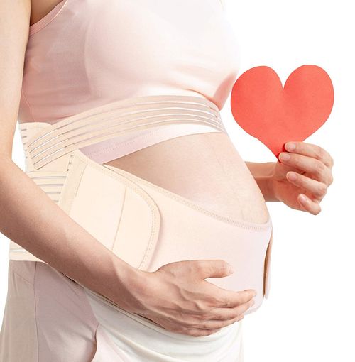 Maternity Pregnancy Belt Lumbar Back Support Waist Band Belly Bump Back Brace # — image 1