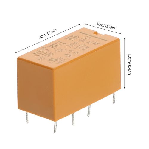 Compact 24V Orange Latching Relay Durable 8 Pin Power Relay for Industry — image 5