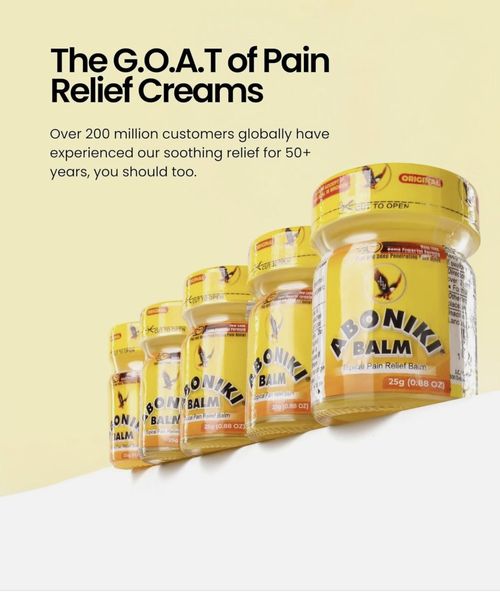 Aboniki Balm Relieves pain, aches, cold -25g- (x 12 in PACK) EXPIRES  2029 — image 7