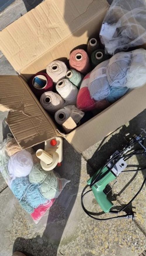 Rug Tufting Machine Yarns & Backing Kit Rug Making Supplies