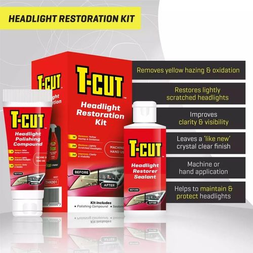 T-Cut Headlight Restoration Kit Polishing Restorer Headlamp Application PAD — image 5