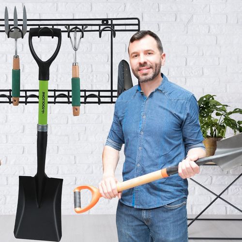Garden Tool Rack Garage Tool Organiser Holder Wall Mount Heavy Duty Hook Storage — image 6