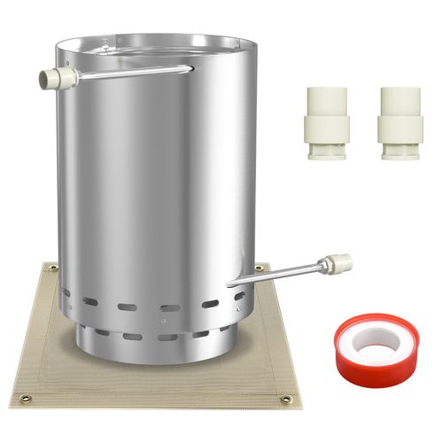 Firewood Pool Heater Stainless Steel Fire Barrel for Garden Pool＆Above Ground — image 1