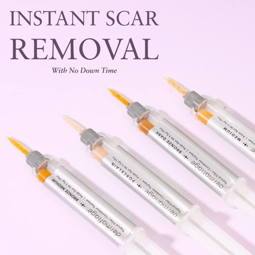 Dermaflage Topical Scar Filler Single Refill Applicator (Light) - Hollywood Sil — image 6