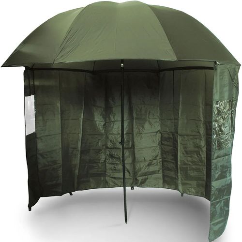 NGT 45" Green Umbrella Brolly Tent Shelter Carp Fishing Tackle + Zip on Sides — image 9
