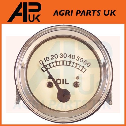 White Face Oil Pressure Gauge for Massey Ferguson TE20 TEA TED TEF TO Tractor