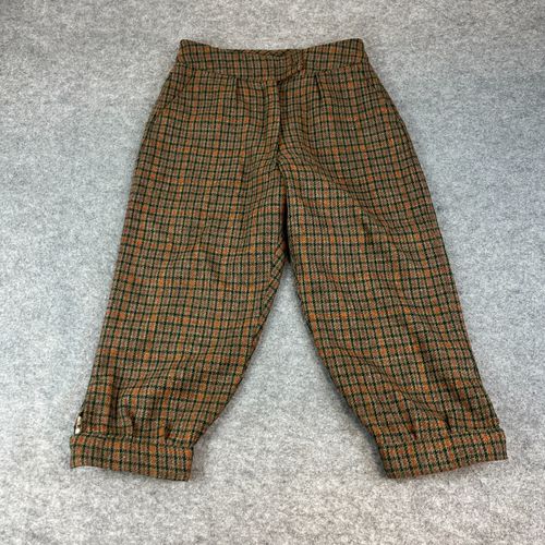 VINTAGE Womens Plus Fours Shooting Breeks Tweed W28 Green Hunting Roxton Sport — image 1