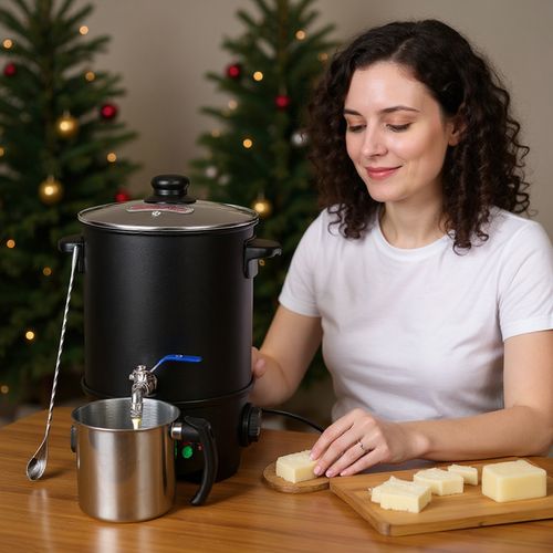 6L 1100W Commercial Wax Melter for Candle Soap Making Electric Melting Pot 220V — image 15