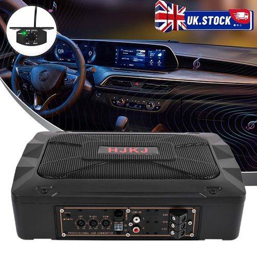 1200W Aluminum Active Car Bass Box Audio Subwoofer Speaker Amplifier Under Seat — image 1