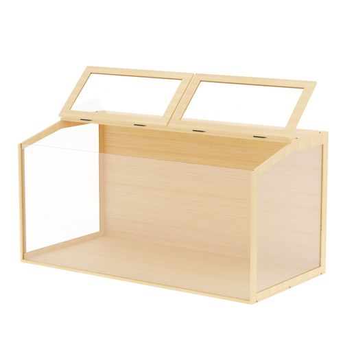 BingoPaw Wooden Hamster Cage with Tempered Glass Clear Sheets 120cm XXL Habitat — image 6