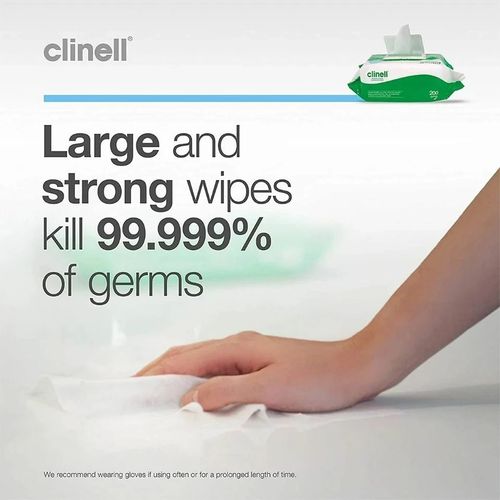Clinell Universal Antibacterial Wipes 6 x 200 Pack (Cleaning / Disinfecting) — image 6