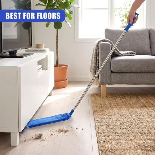 Microfiber Extendable Duster Set 100in Handle Bendable Cleaning Accessories 6 Pc — image 8