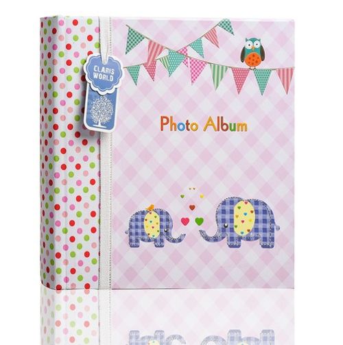 Baby Boy/Girl Memo Slip In Pockets Photo Album Holds 4x6"/ 10x15cm 200 Photos