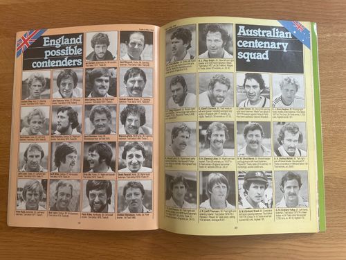 England v Australia Centenary Test Match Programme , Lords Aug 28-2 Sept 1980 — image 4