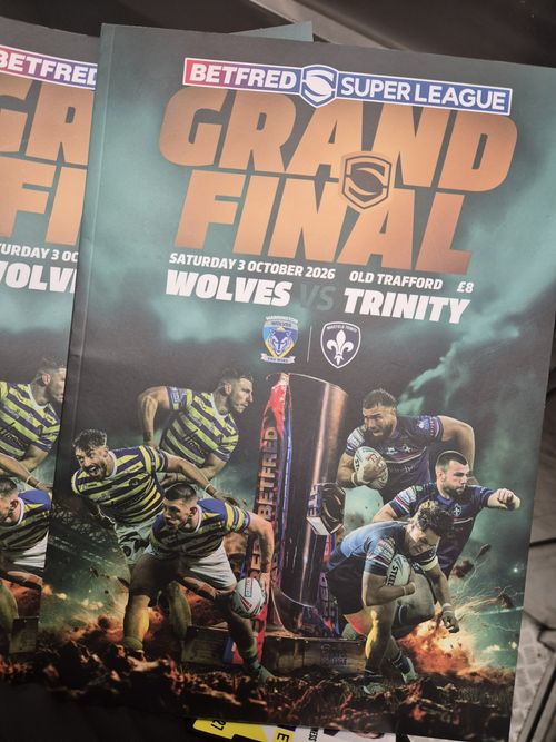 Super League Wolves Vs Trinity GRANDFINAL Program — image 3