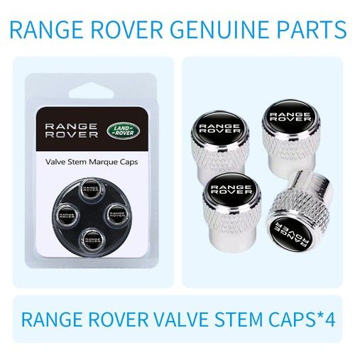 For Land Rover Range Rover, Range Rover Evoque Valve Caps x4 Dust Covers