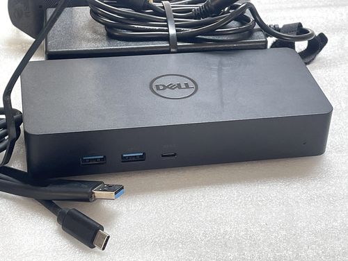 Dell D6000S USB-C USB-A Laptop Docking Station With 130W Dell Power Adapter — image 12