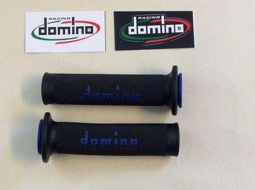 GENUINE A010 Domino Black Blue XM2 Motorcycle Race Grips Track Bike