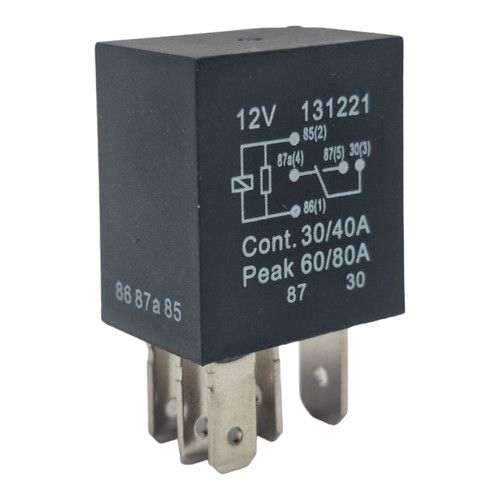 Micro Relay 5 PIN 12v 40a + Resistor Changover Mini 40 amp CAR VAN MARINE MRY13