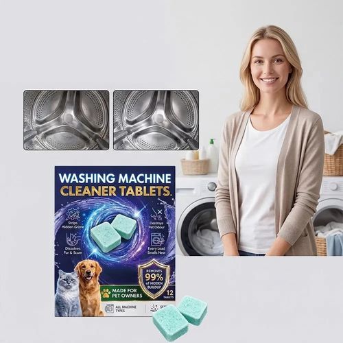 Prime Drum Washing Machine Cleaner Pro,12-Pack Deep Clean Drum & Remove Descaler — image 5