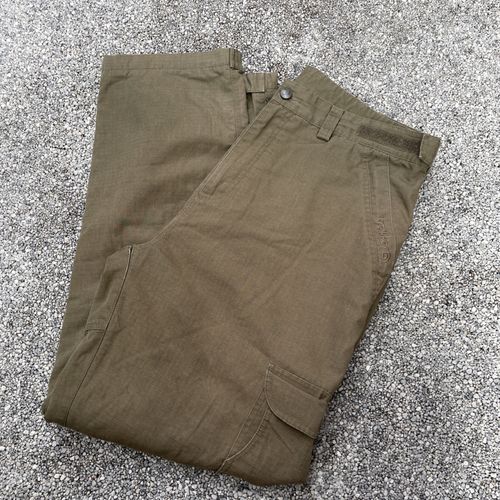 Men’s XL Trakker Fleece Lined Trousers Bottoms Carp Fishing Khaki Green Bottoms — image 9