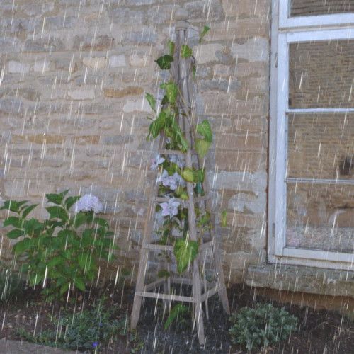 1.9m Garden Wooden Obelisk Pyramid Plant Support Trellis Climbing Frame Outdoor — image 3