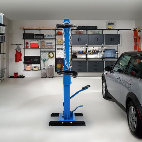 4.5 Ton 9920lbs Hydraulic Auto Strut Coil Spring Compressor Adjustable Height — image 5