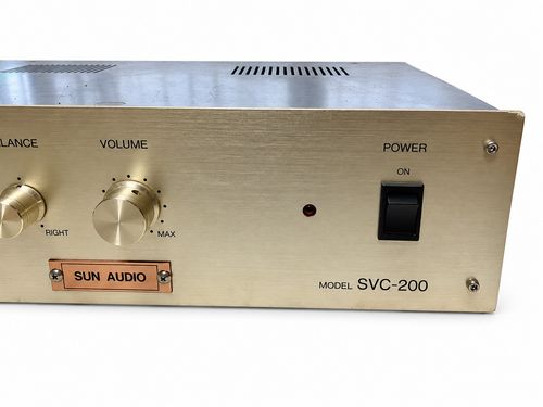 SUN AUDIO SVC-200 Tube Preamplifier ECC82x2 4Input 2Output Tested Same Day Ship — image 10