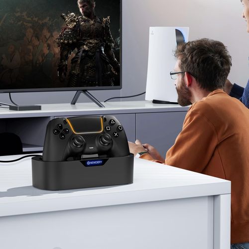 PS5 Controller Charger Dock Fast Charging Station Stand for DualSense Edge Black — image 8